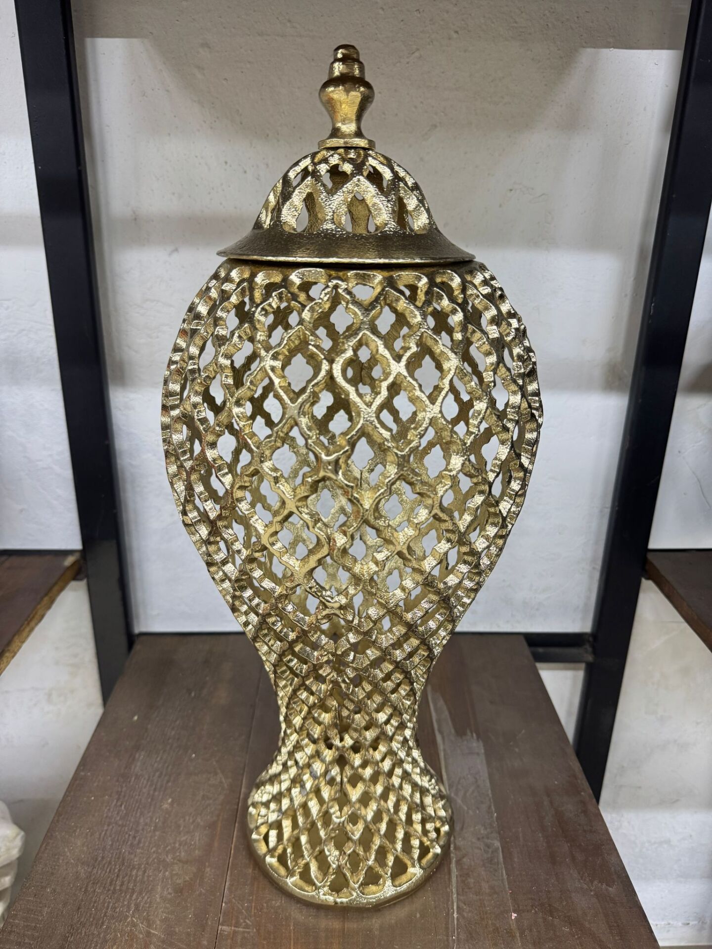 Delikli Döküm Küp Büyük Boy Gold