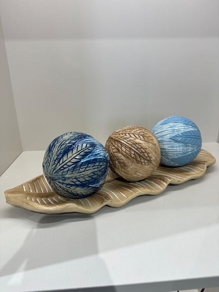 Yaprak Tepsili 3 Top Dekor No:7