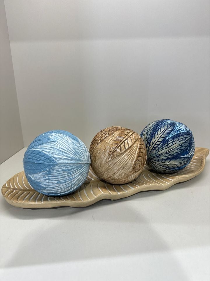 Yaprak Tepsili 3 Top Dekor No:7