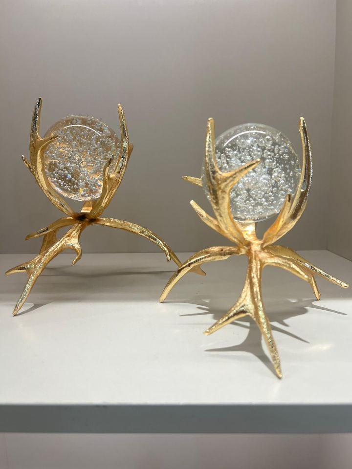 İkili Kırlangıç Ayaklı Küre Gold