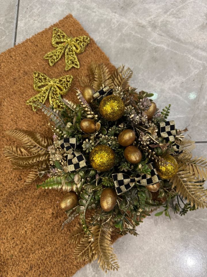 Kapı Önü Paspas Set 2 Parça Gold No:2