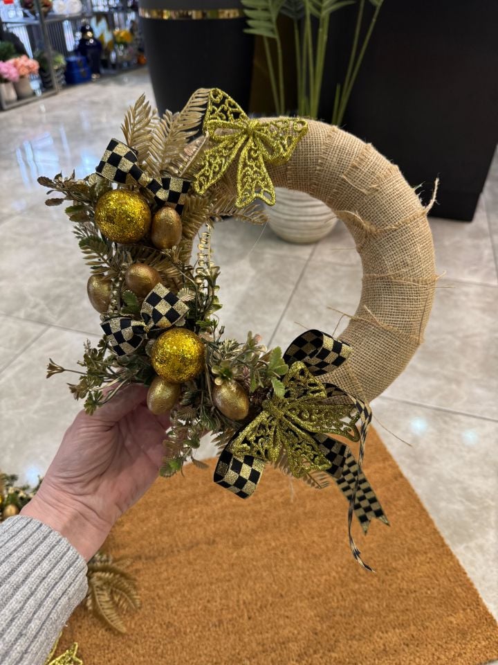 Kapı Önü Paspas Set 2 Parça Gold No:2