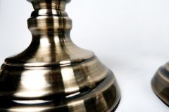 Kristal 3'lü Alem Antik Gümüş