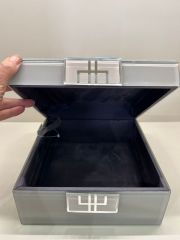 İthal Parlak Dekoratif Kutu Tek Küçük - Pembe