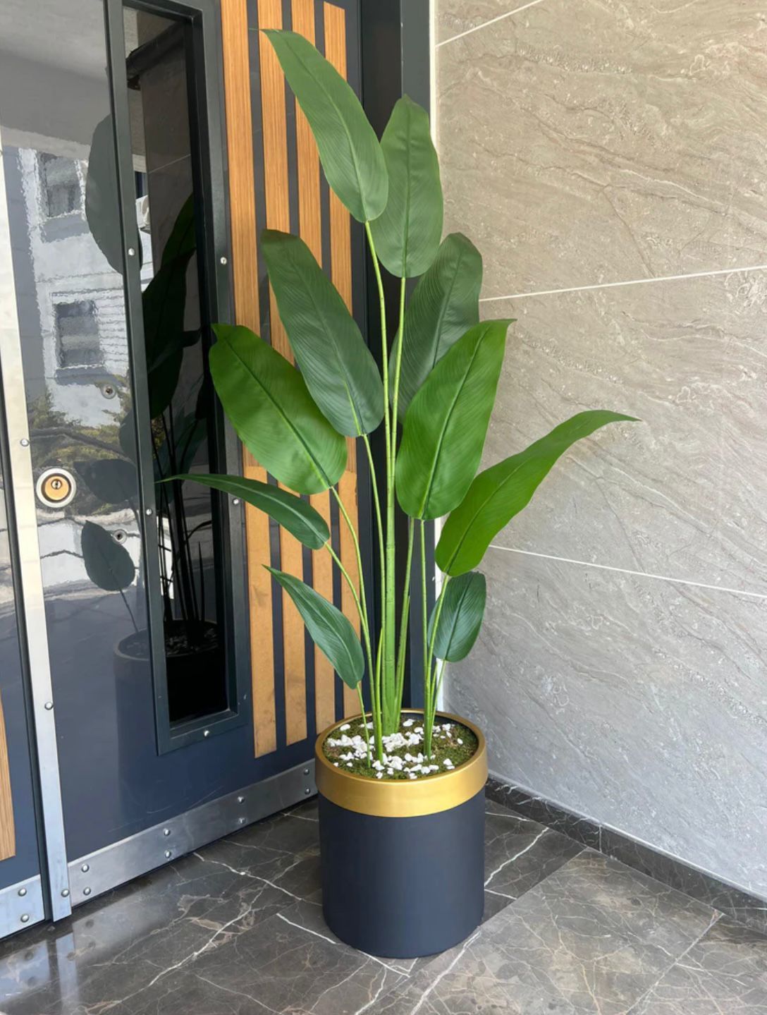 Yapay Starliçeli Küçük Davul Saksı