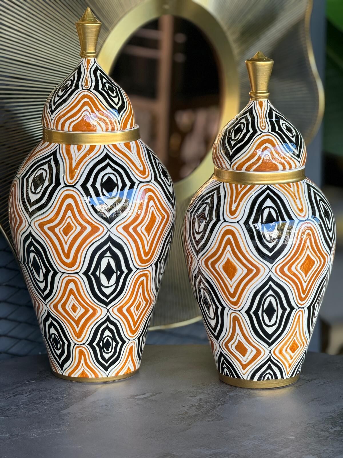 Yeni İthal İkili Dekoratif Küp