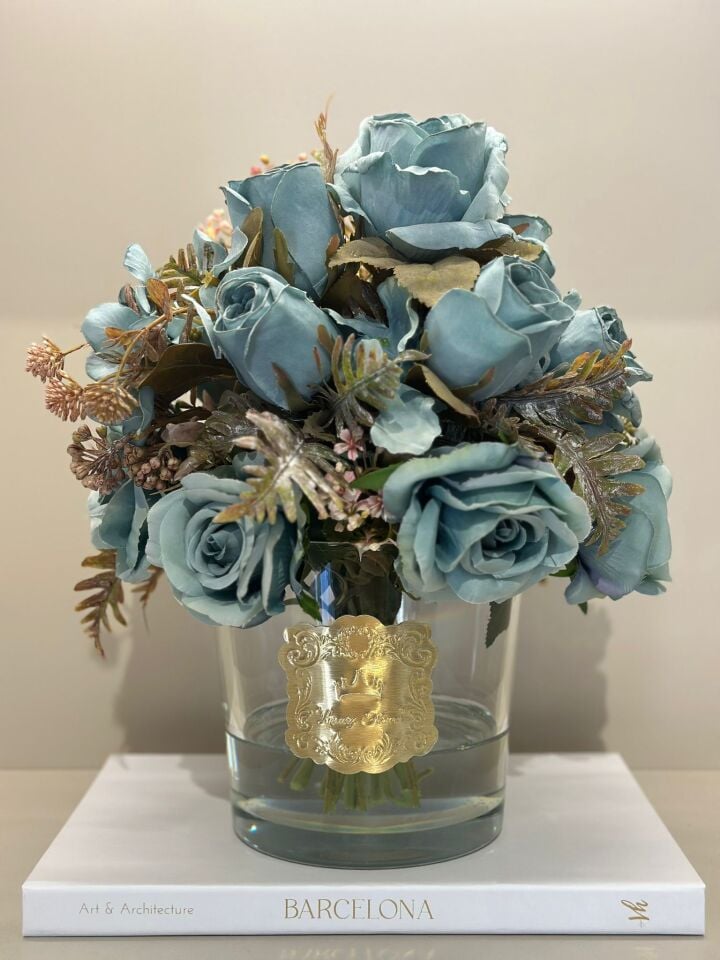 Güllü Lüks Vazo Büyük Boy