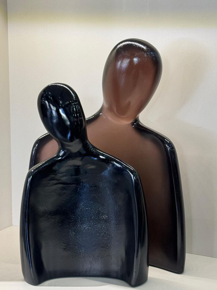 Love Dekor İkili No:3(Siyah Kahve)